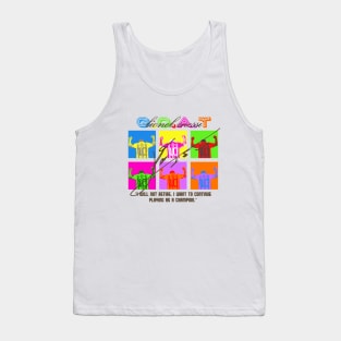 Messi Pop Art Style Light Halftone Tank Top